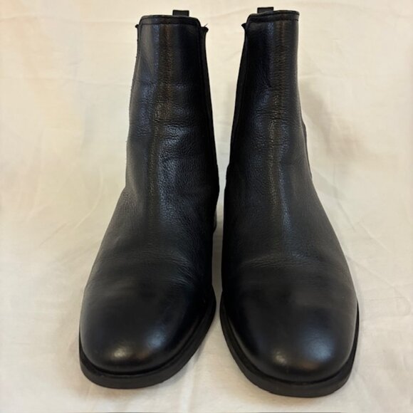 Reaction Kenneth Cole Salt Genuine Black Leather Chelsea Boot Women's Size 9.5M - Picture 4 of 12